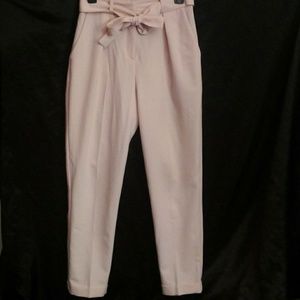 Light Pink Paperbag Pants